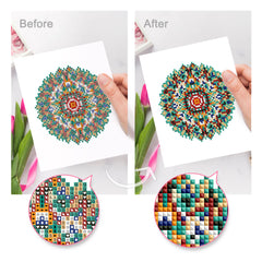 12 Mini Broderies Diamants - Mandalas