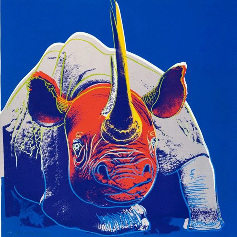 Broderie Diamant - Animaux Pop Art Andy Warhol 6