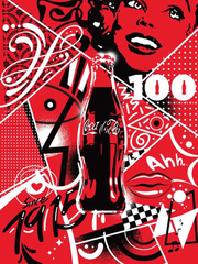 Broderie Diamant - Affiches Coca Vintage  7