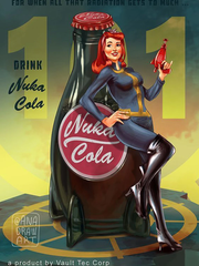 Broderie Diamant - Affiches Nuka Cola Vintage Fallout  4