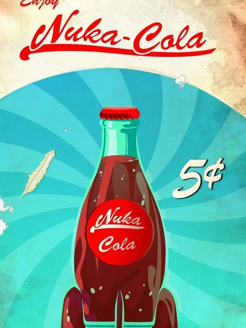 Broderie Diamant - Affiches Nuka Cola Vintage Fallout  6