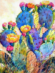 Broderie Diamant - Cactus Multicolores 6