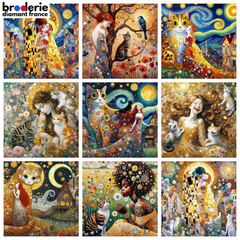 Broderie Diamant - Dans le style de Klimt