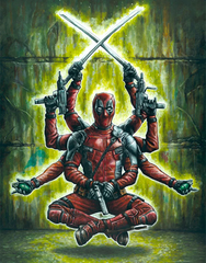 Broderie Diamant - Deadpool  3