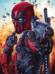 Broderie Diamant - Deadpool  6