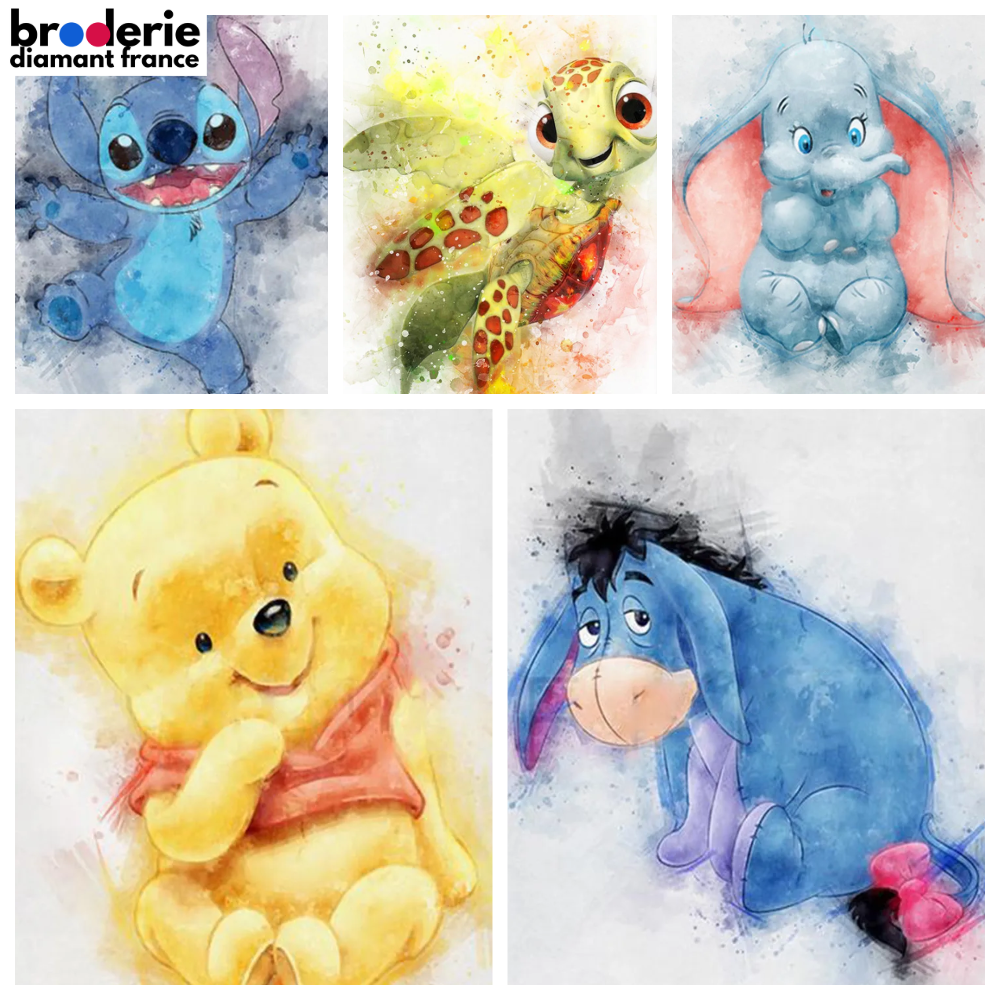 Broderie Diamant - Disney Baby Aquarelle