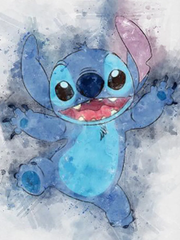 Broderie Diamant - Disney Baby Aquarelle  Stitch