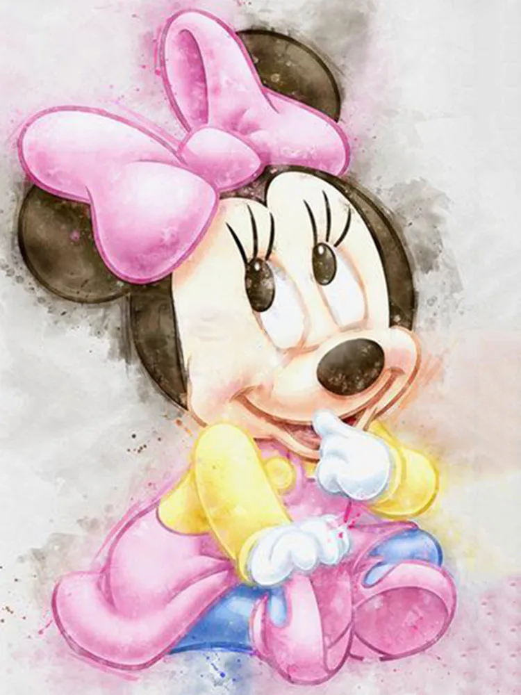 Broderie Diamant - Disney Baby Mickey et ses Amis Aquarelle  Donald