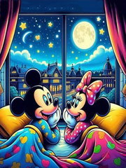 Broderie Diamant - Disney Love  Mickey & Minnie 1