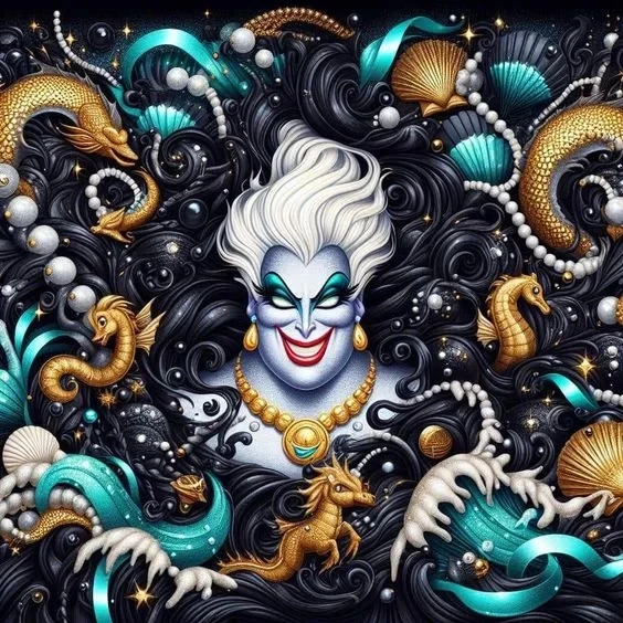 Broderie Diamant - Disney Villains 2  Ursula