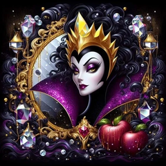 Broderie Diamant - Disney Villains 2  La Méchante Reine Grimhilde 3