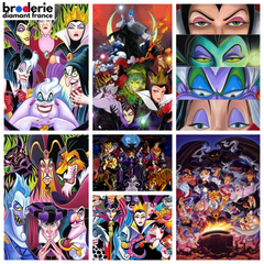 Broderie Diamant - Disney Villains