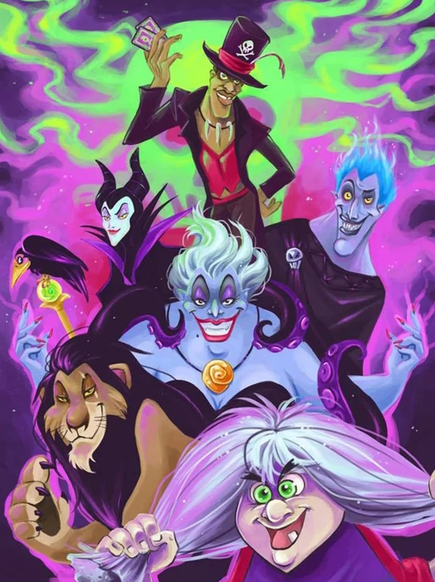 Broderie Diamant - Disney Villains  1