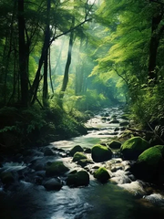 Broderie Diamant - Forêts et Cours d'Eau 10