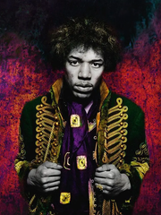 Broderie Diamant - Jimi Hendrix 2 4