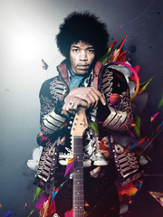 Broderie Diamant - Jimi Hendrix 5