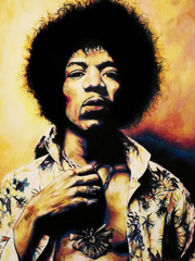 Broderie Diamant - Jimi Hendrix 7