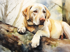 Broderie Diamant - Labradors  4