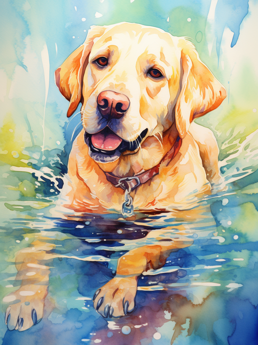 Broderie Diamant - Labradors 2  6