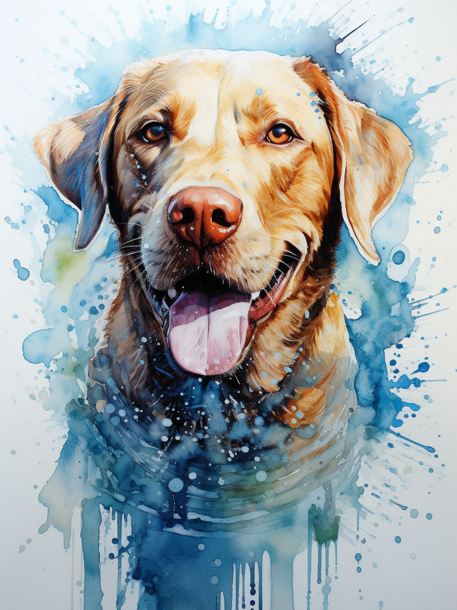 Broderie Diamant - Labradors 2  1