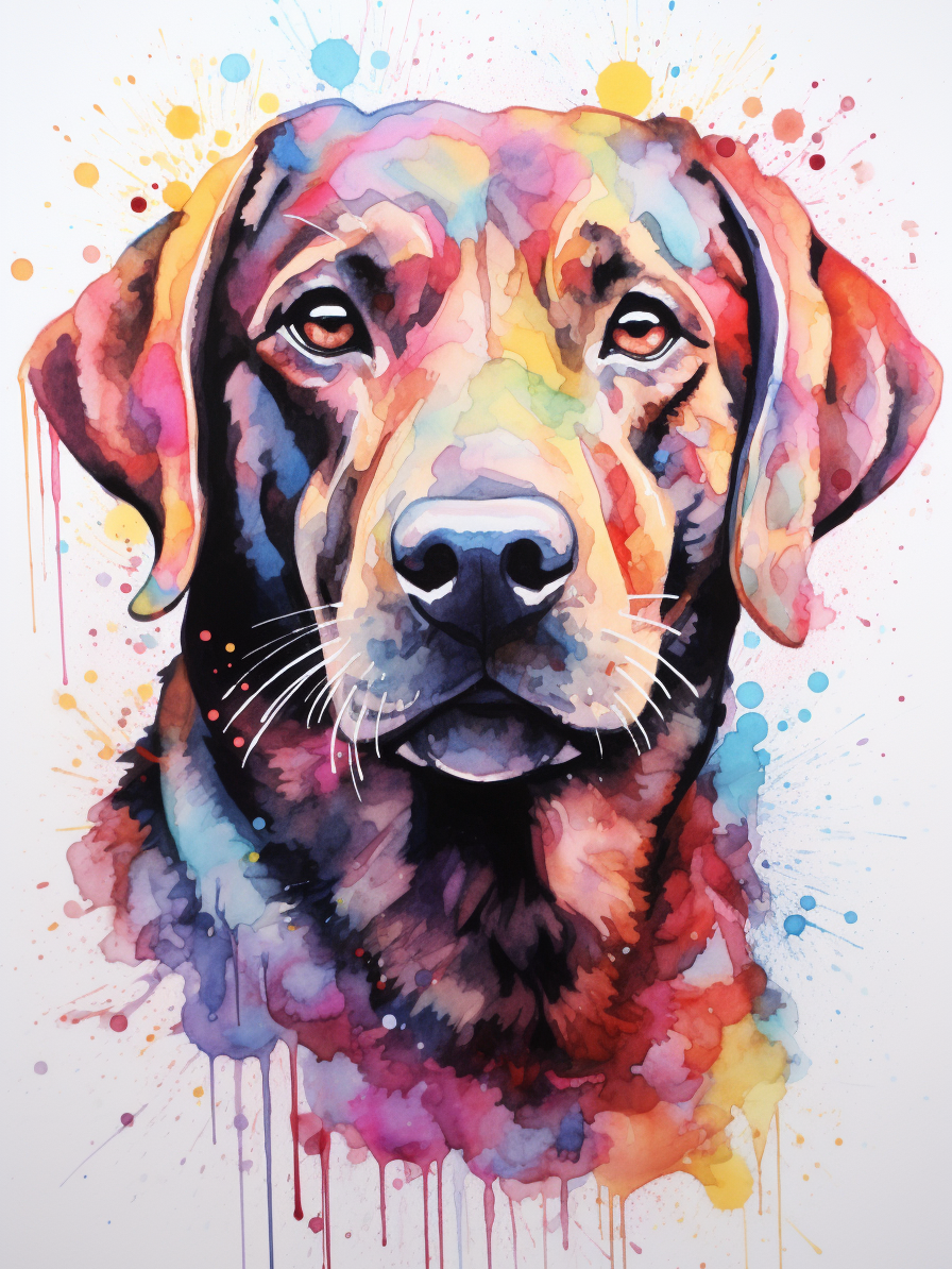 Broderie Diamant - Labradors 2  4