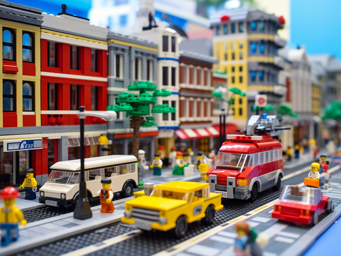 Broderie Diamant - Lego City 2