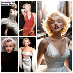 Broderie Diamant - Marilyn Monroe Glamour