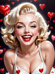 Broderie Diamant - Marilyn Monroe Pin Up 2 6