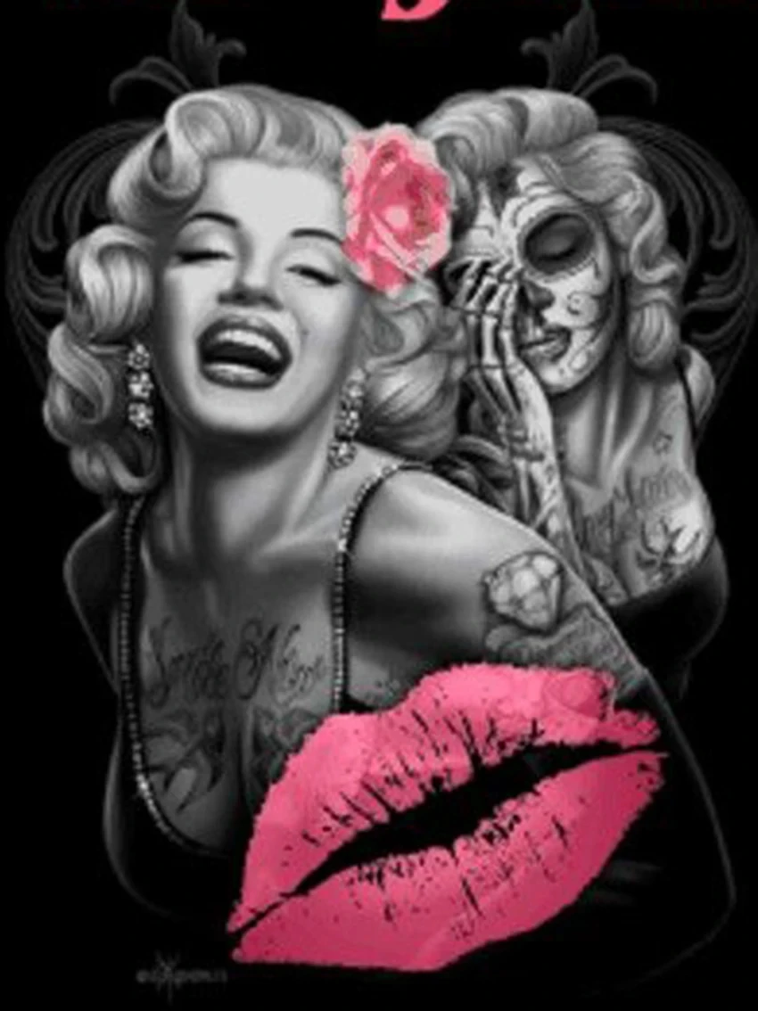 Broderie Diamant - Marilyn Monroe Pin Up 3