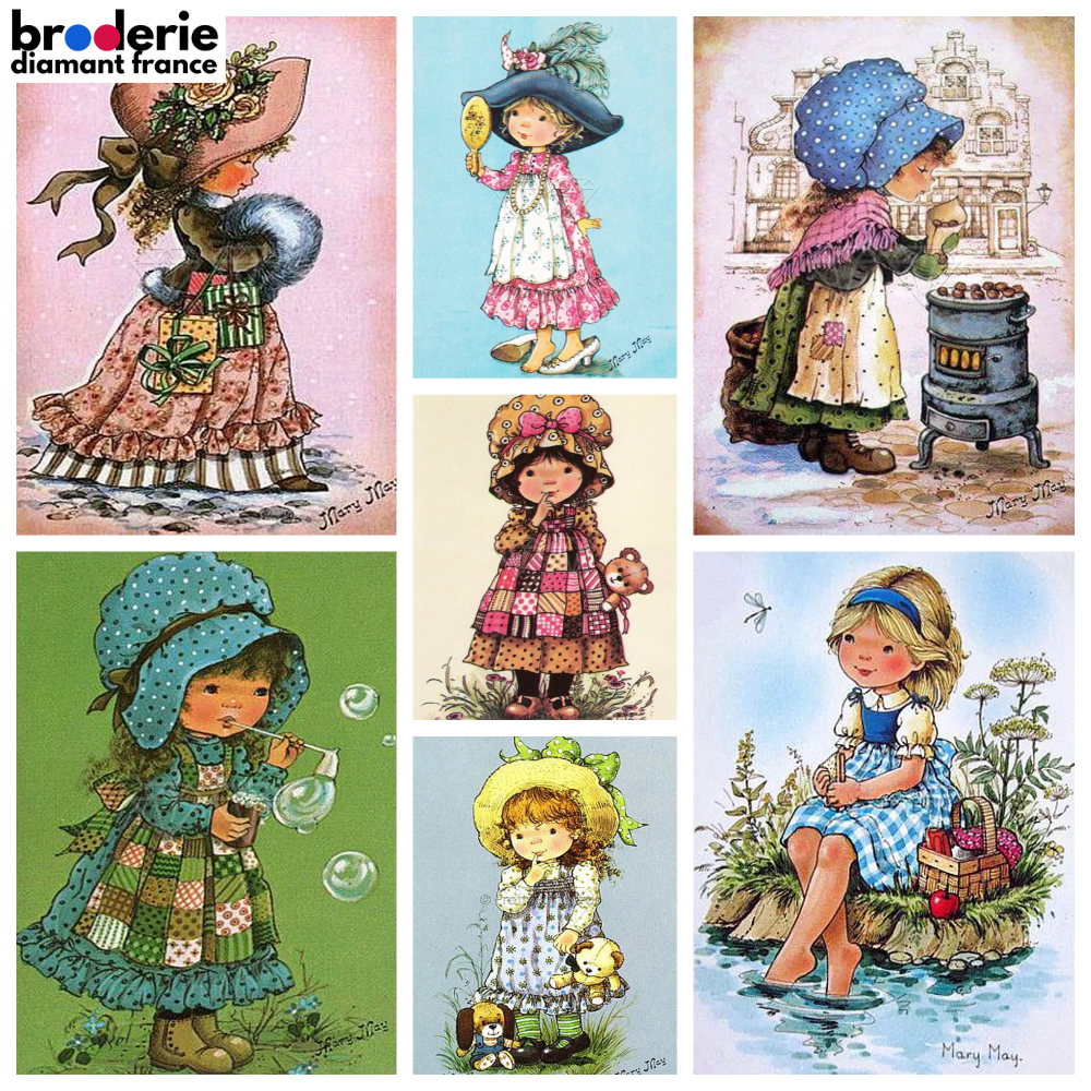 Broderie Diamant - Illustrations Enfants Mary May