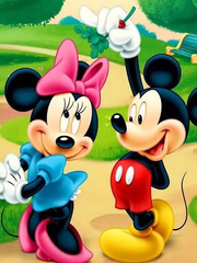 Broderie Diamant - Mickey et Minnie  9