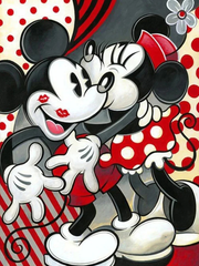 Broderie Diamant - Mickey et Minnie  6