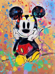 Broderie Diamant - Mickey Street Art 2  3