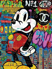 Broderie Diamant - Mickey Street Art  2