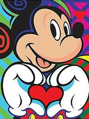 Broderie Diamant - Mickey Street Art  8