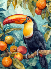 Broderie Diamant - Oiseaux Tropicaux  4