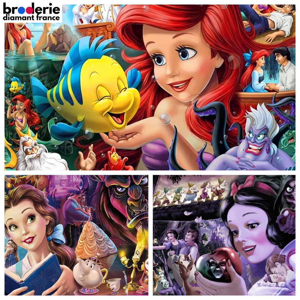 Broderie Diamant - Personnages de Disney Classiques