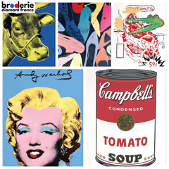 Broderie Diamant - Pop Art Andy Warhol