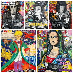 Broderie Diamant - Pop Art Collages 2