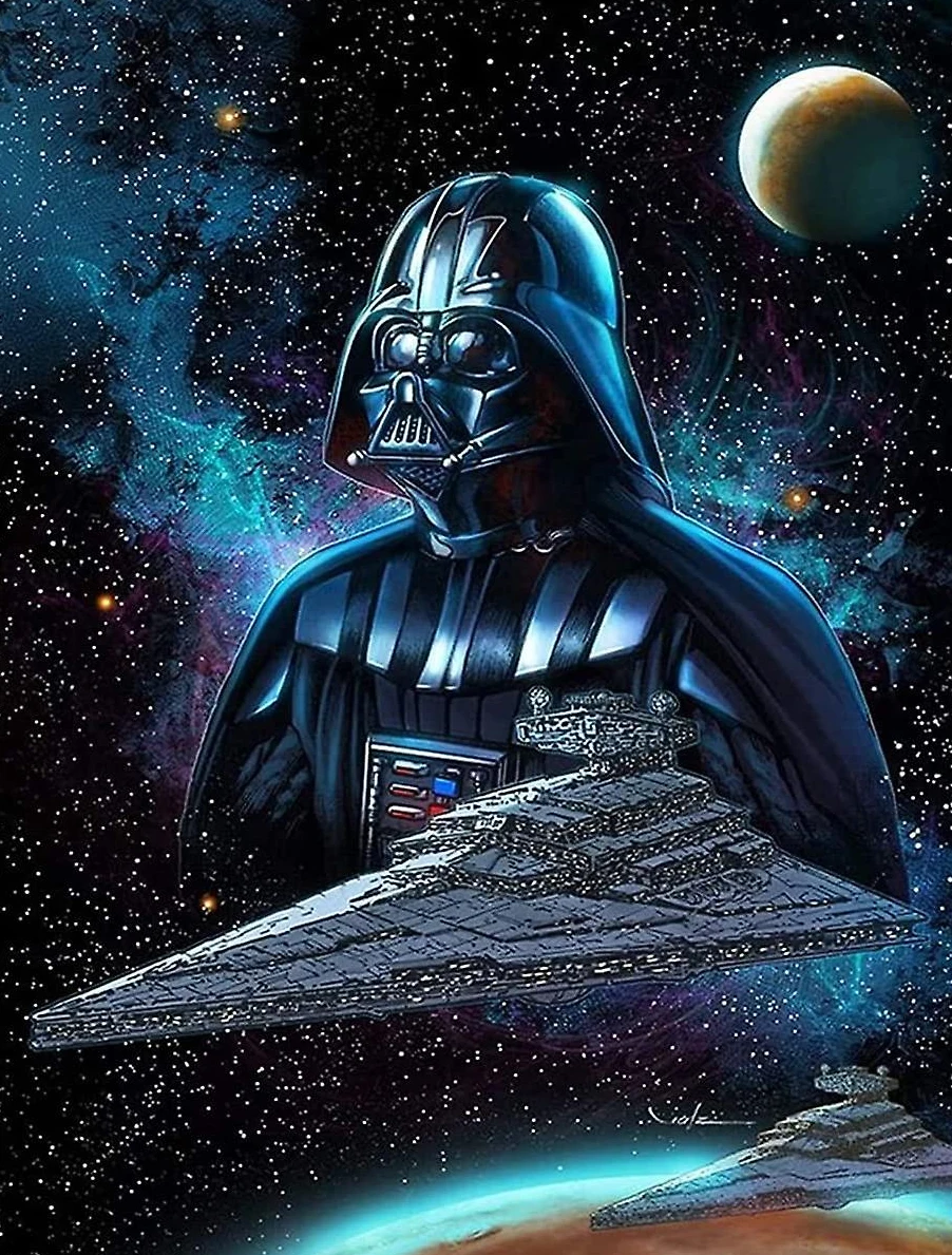 Broderie Diamant - Star Wars Dark Vador  2