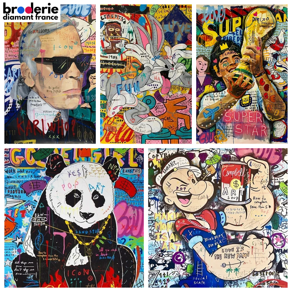 Broderie Diamant - Street Art 2